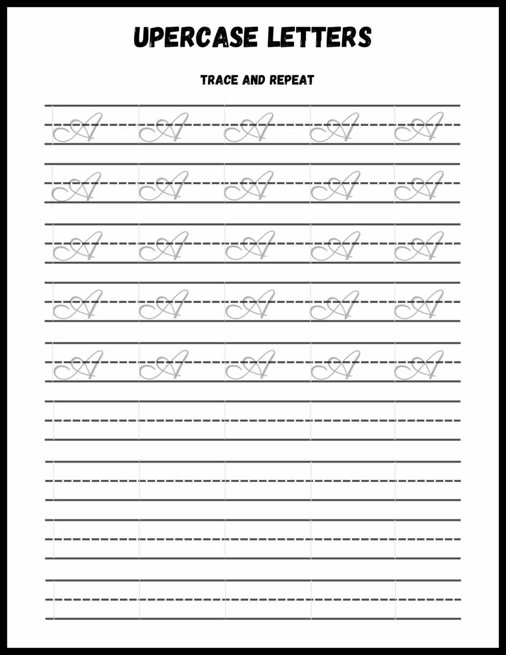 HANDWRITING TRACING 10